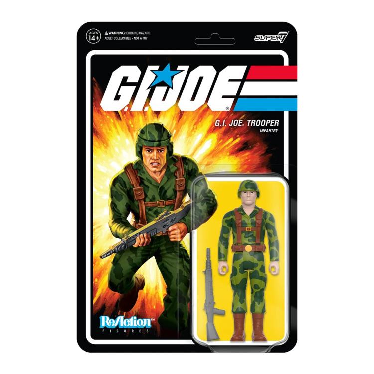 G.I. Joe ReAction Camo Greenshirt with Rifle (Pink) Figure Gallery Image 4