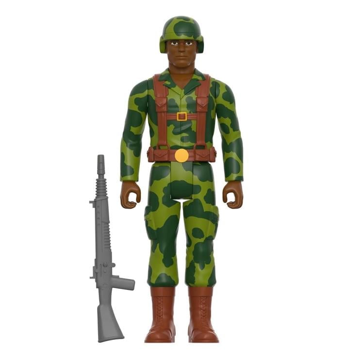 G.I. Joe ReAction Camo Greenshirt with Rifle (Brown) Figure Gallery Image 3