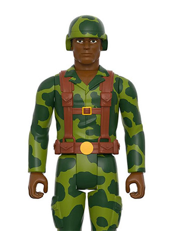 G.I. Joe ReAction Camo Greenshirt with Rifle (Brown) Figure Gallery Image 2