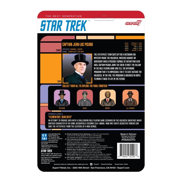 Star Trek: The Next Generation ReAction Captain Picard (Victorian) Figure Gallery Image 5