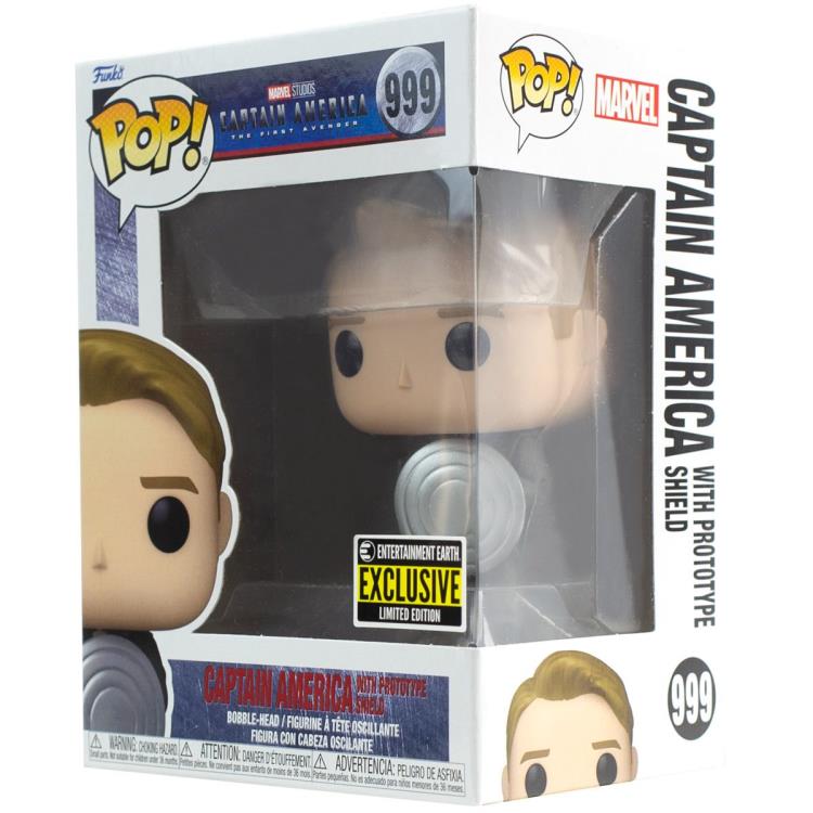 Pop! Marvel Captain America: The First Avenger - Captain America with Prototype Shield Exclusive Gallery Image 18