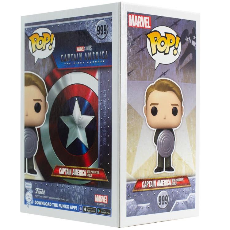 Pop! Marvel Captain America: The First Avenger - Captain America with Prototype Shield Exclusive Gallery Image 14