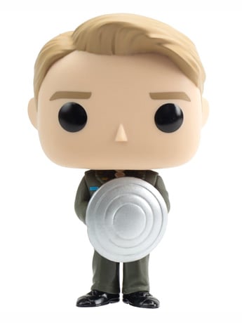 Pop! Marvel Captain America: The First Avenger - Captain America with Prototype Shield Exclusive Gallery Image 2