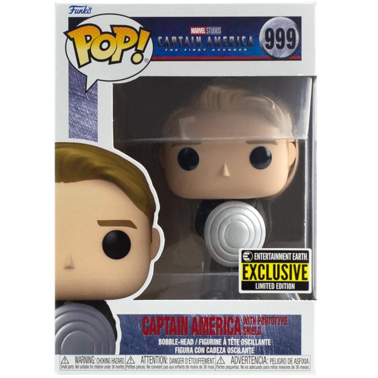 Pop! Marvel Captain America: The First Avenger - Captain America with Prototype Shield Exclusive Gallery Image 11