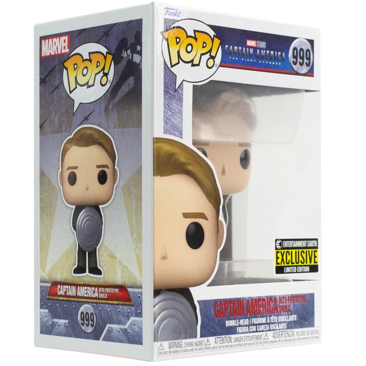 Pop! Marvel Captain America: The First Avenger - Captain America with Prototype Shield Exclusive Gallery Image 12