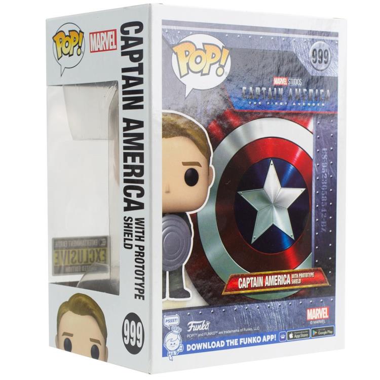 Pop! Marvel Captain America: The First Avenger - Captain America with Prototype Shield Exclusive Gallery Image 16