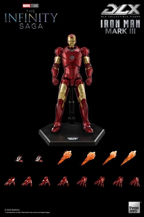 Avengers: Infinity Saga DLX Iron Man Mark 3 1/12 Scale Action Figure