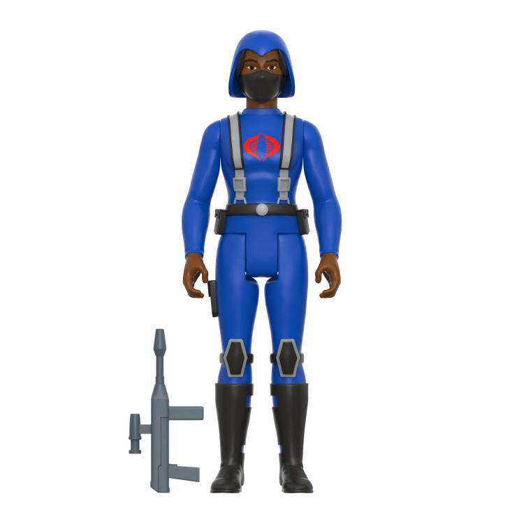 G.I. Joe ReAction Cobra Female Trooper Long Black Hair (Brown) Figure Gallery Image 3
