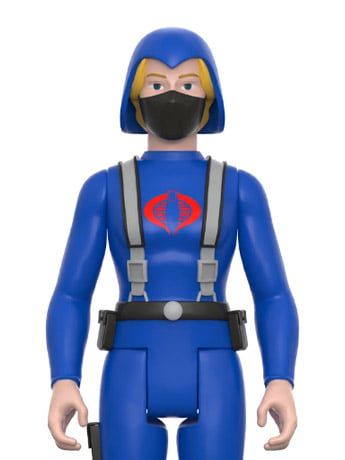 G.I. Joe ReAction Cobra Female Trooper Long Blonde Hair (Pink) Figure Gallery Image 2