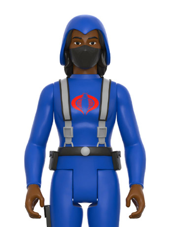G.I. Joe ReAction Cobra Female Trooper Medium Black Hair (Brown) Figure Gallery Image 2