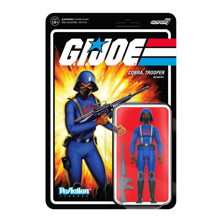 G.I. Joe ReAction Cobra Female Trooper Short Black Hair (Brown) Figure Gallery Image 4