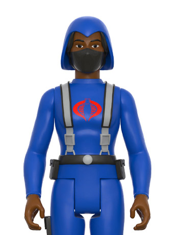 G.I. Joe ReAction Cobra Female Trooper Short Black Hair (Brown) Figure Gallery Image 2