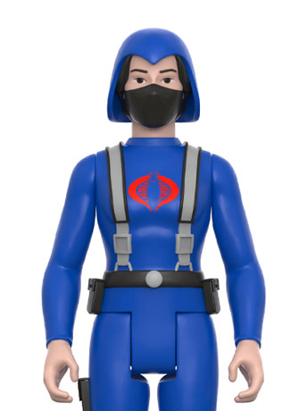 G.I. Joe ReAction Cobra Female Trooper Short Black Hair (Pink) Figure Gallery Image 2