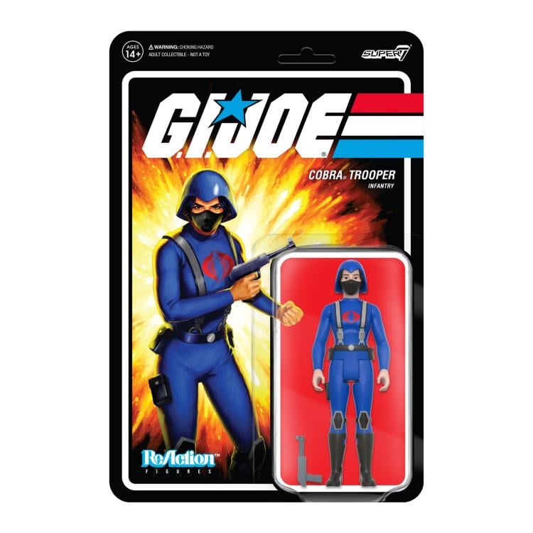G.I. Joe ReAction Cobra Female Trooper Short Black Hair (Pink) Figure Gallery Image 4