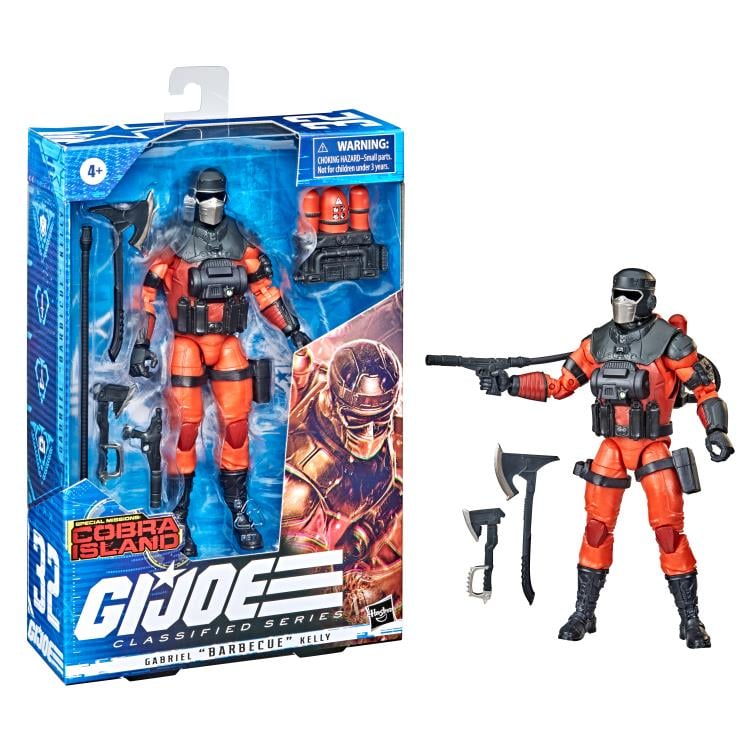 G.I. Joe Classified Series #32 Special Missions: Cobra Island Gabriel “Barbecue” Kelly Exclusive Gallery Image 17