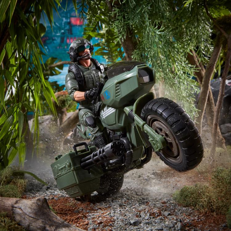 G.I. Joe Classified Series #29 Special Missions: Cobra Island Alvin “Breaker” Kinney Figure with RAM Cycle Exclusive Gallery Image 8