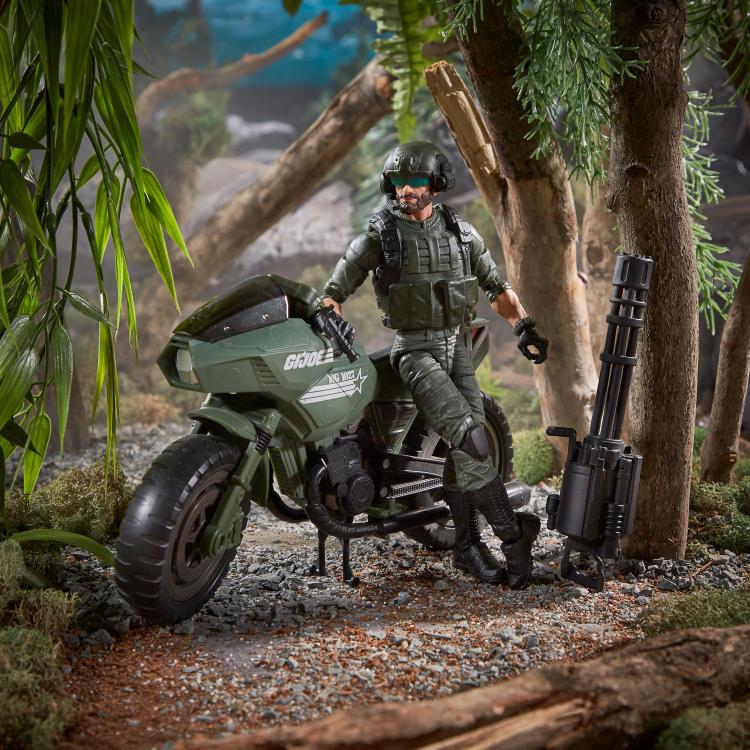 G.I. Joe Classified Series #29 Special Missions: Cobra Island Alvin “Breaker” Kinney Figure with RAM Cycle Exclusive Gallery Image 6
