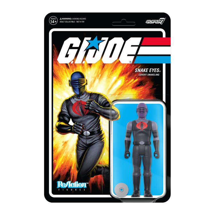 G.I. Joe ReAction Snake Eyes (Ver. 4) Figure Gallery Image 4