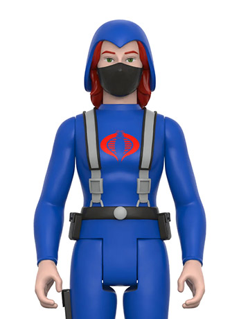 G.I. Joe ReAction Cobra Female Trooper Medium Red Hair (Pink) Figure Gallery Image 2