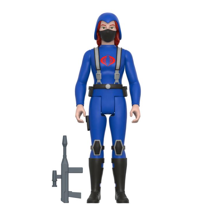 G.I. Joe ReAction Cobra Female Trooper Medium Red Hair (Pink) Figure Gallery Image 3