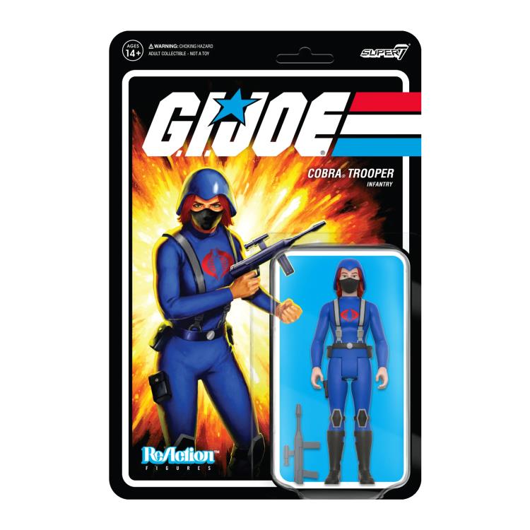 G.I. Joe ReAction Cobra Female Trooper Medium Red Hair (Pink) Figure Gallery Image 4