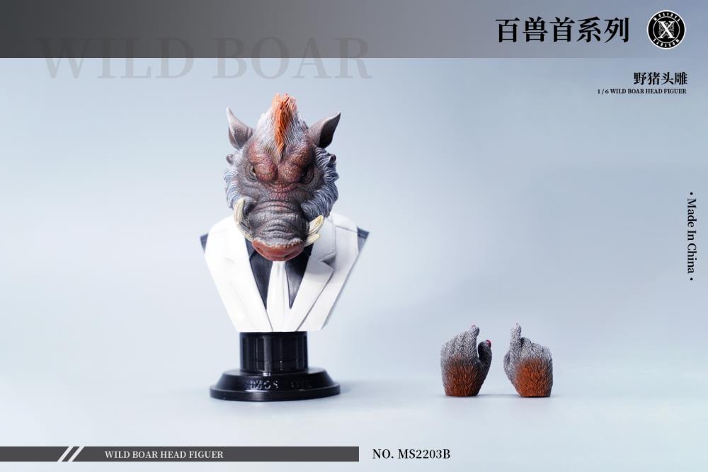 Wild Boar Head (Ver. B) 1/6 Scale Accessory Gallery Image 6