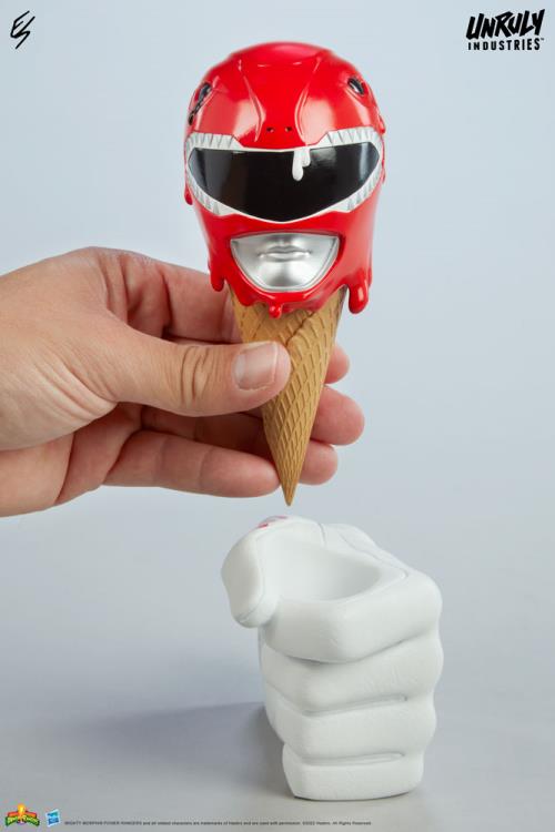 Mighty Morphin Power Rangers One-Scoops Red, Yellow and Blue Power Rangers Set Gallery Image 9