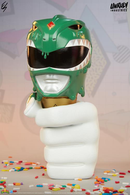 Mighty Morphin Power Rangers One-Scoops Green, Black and Pink Power Rangers Set Gallery Image 10