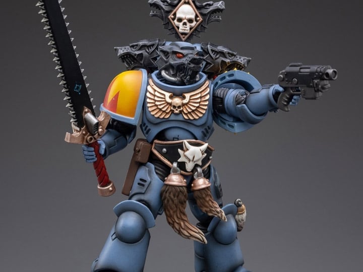 Warhammer 40K Space Wolves Brother Torrvald 1/18 Scale Figure Gallery Image 1