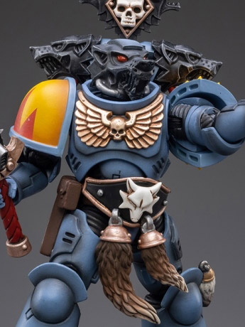 Warhammer 40K Space Wolves Brother Torrvald 1/18 Scale Figure Gallery Image 2