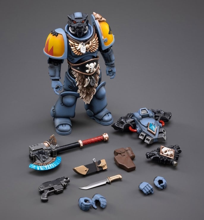 Warhammer 40K Space Wolves Brother Olaf 1/18 Scale Figure Gallery Image 8