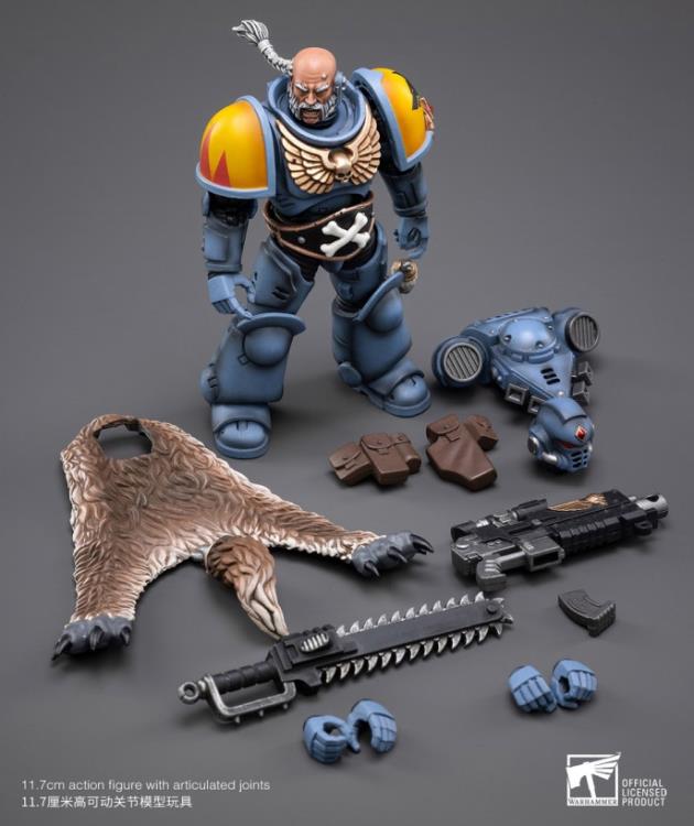 Warhammer 40K Space Wolves Brother Gunnar 1/18 Scale Figure Gallery Image 9
