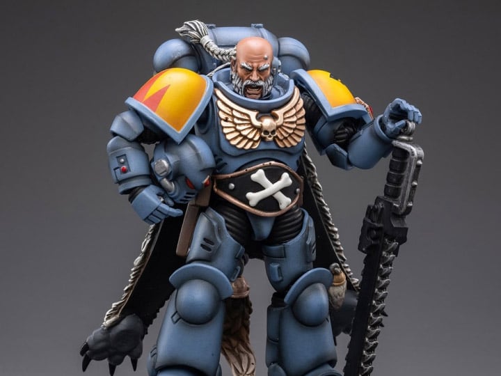 Warhammer 40K Space Wolves Brother Gunnar 1/18 Scale Figure Gallery Image 1