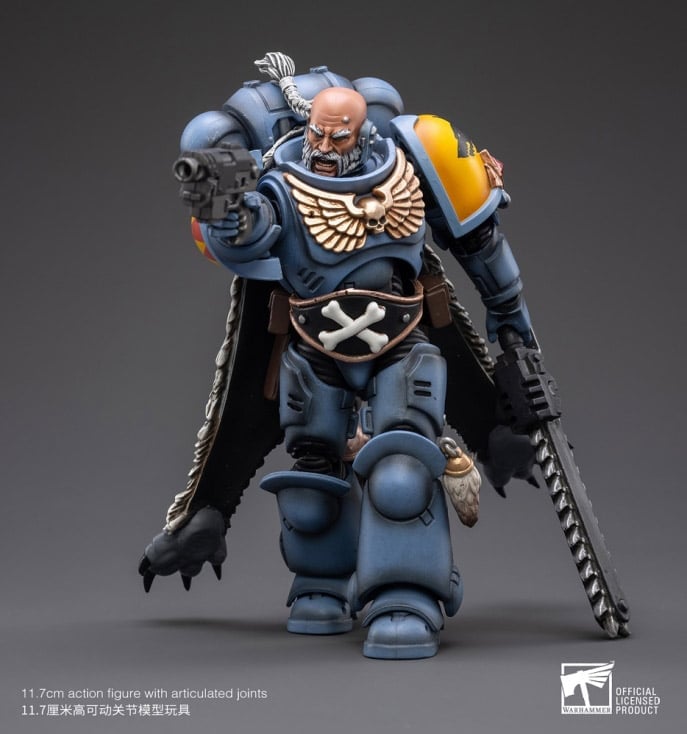 Warhammer 40K Space Wolves Brother Gunnar 1/18 Scale Figure Gallery Image 4
