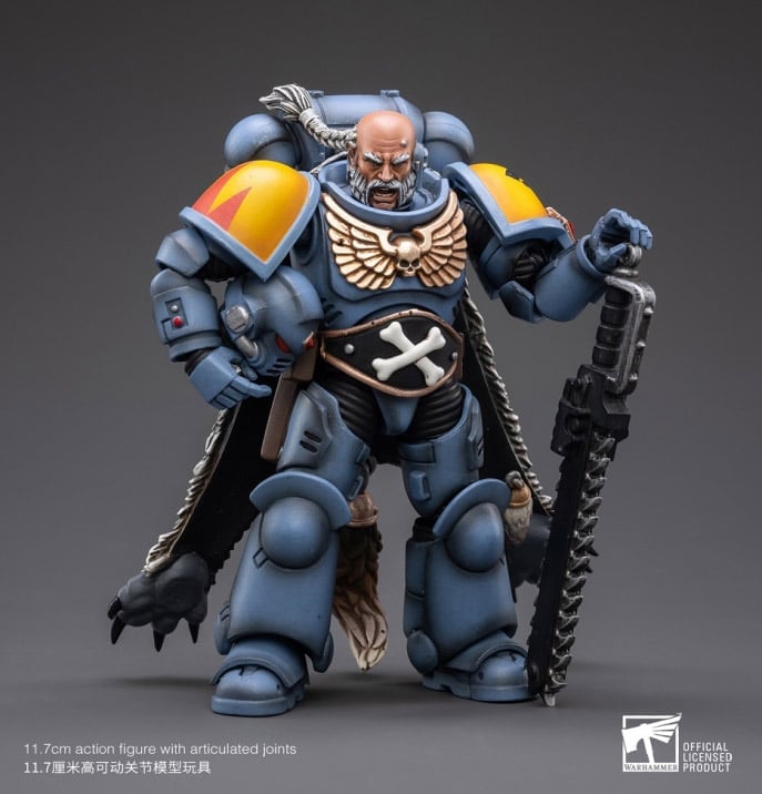 Warhammer 40K Space Wolves Brother Gunnar 1/18 Scale Figure Gallery Image 7