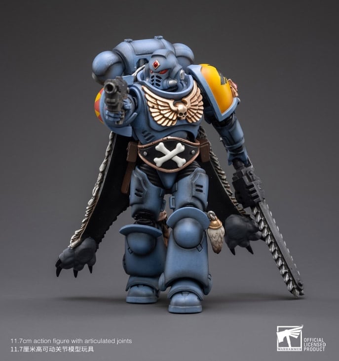 Warhammer 40K Space Wolves Brother Gunnar 1/18 Scale Figure Gallery Image 5