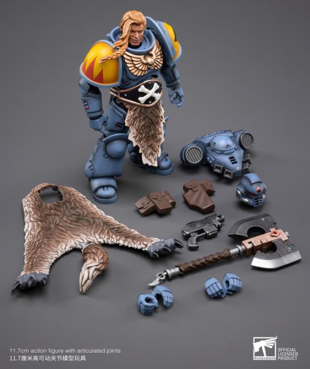 Warhammer 40K Space Wolves Leader Logan Ghostwolf 1/18 Scale Figure Gallery Image 8