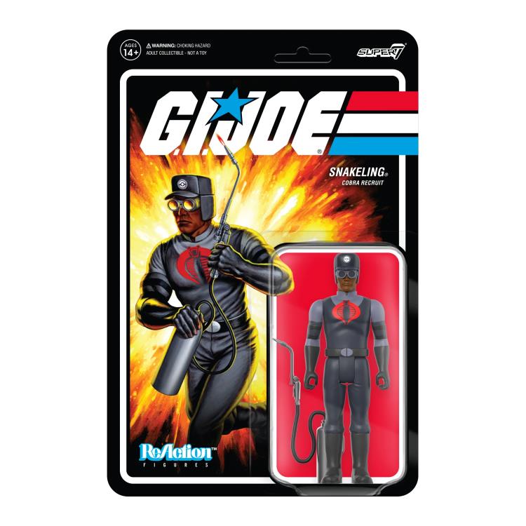 G.I. Joe ReAction Cobra Snakeling with Goggles (Brown) Figure Gallery Image 4