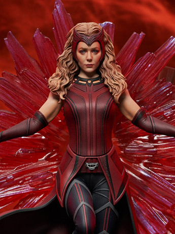 WandaVision Gallery Scarlet Witch Figure Diorama Gallery Image 2