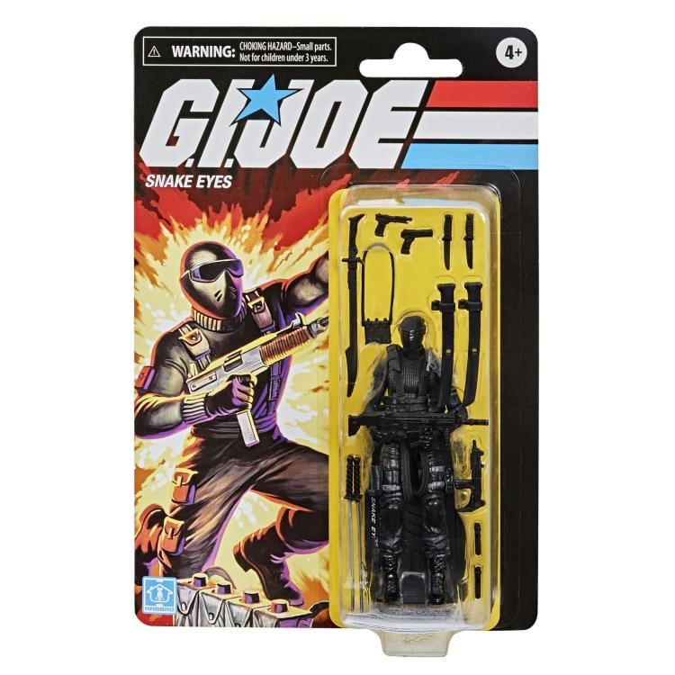 G.I. Joe Retro Collection 3.75" Snake Eyes Exclusive Figure Gallery Image 6