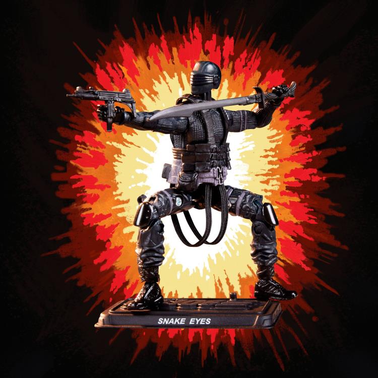 G.I. Joe Retro Collection 3.75" Snake Eyes Exclusive Figure Gallery Image 4