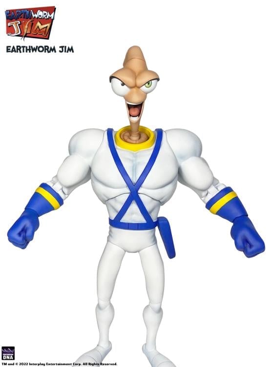 Earthworm Jim Worm Body and Jim Heads Accessory Pack Gallery Image 9