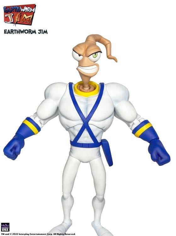 Earthworm Jim Worm Body and Jim Heads Accessory Pack Gallery Image 10