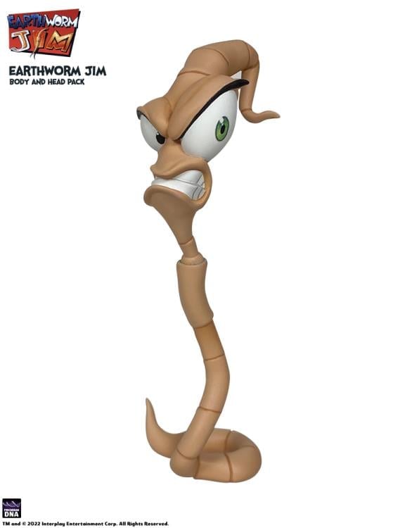 Earthworm Jim Worm Body and Jim Heads Accessory Pack Gallery Image 3