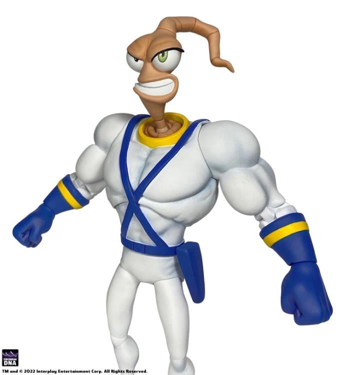 Earthworm Jim Worm Body and Jim Heads Accessory Pack Gallery Image 7