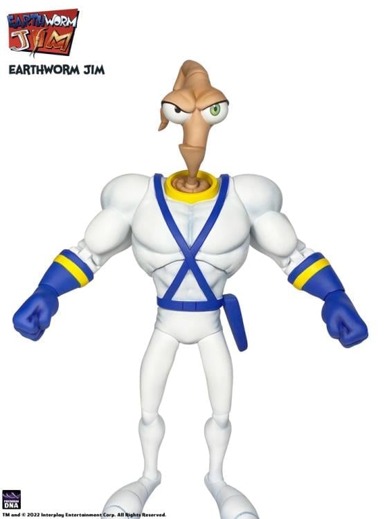 Earthworm Jim Worm Body and Jim Heads Accessory Pack Gallery Image 8
