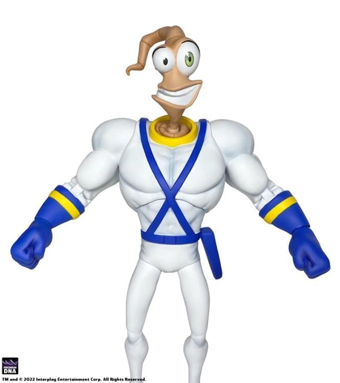Earthworm Jim Worm Body and Jim Heads Accessory Pack Gallery Image 4