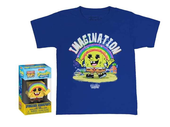 Pocket Pop! and Tee: SpongeBob SquarePants - SpongeBob (Rainbow) Gallery Image 1