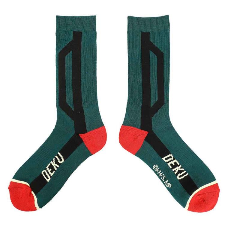 My Hero Academia Deku, Bakugo, & All Might Character Crew Socks 3 Pair Set Gallery Image 3