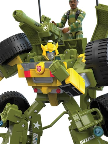Transformers Collaborative G.I. Joe x Transformers Bumblebee A.W.E. Striker and Stalker Figure Set Gallery Image 2